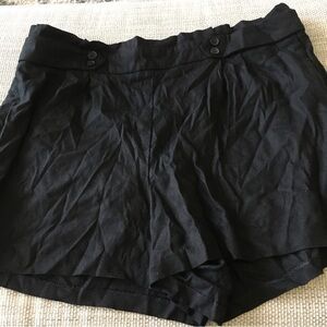 Black Women's Express shorts xl linen blend